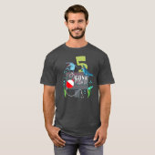 Kinder geit Fishin' 5 Birthday Mosasaurus T-shirt (Voorkant volledig)