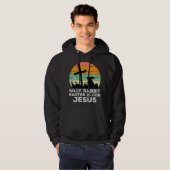Kinder Gekke rabbijn Pasen is voor Jezus Christene Hoodie (Voorkant volledig)