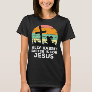 Kinder Gekke rabbijn Pasen is voor Jezus Christene T-shirt