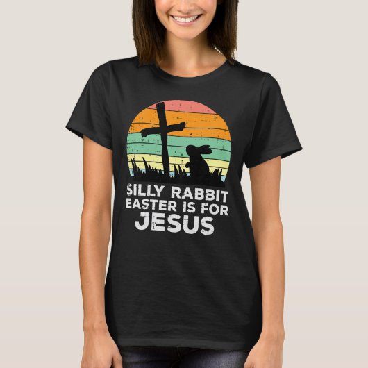 Kinder Gekke rabbijn Pasen is voor Jezus Christene T-shirt (Voorkant)
