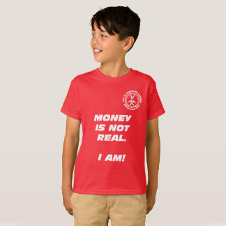 Kinder "Geld is niet echt!" T-shirt