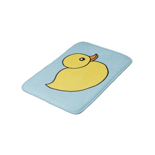 Kinder gele Baby Duck Duckie Bathroom Bath Mat Rug (Gekanteld)