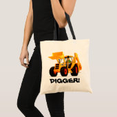 Kinder Gele Digger Tote Bag (Voorkant (product))
