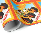 Kinder Gele Digger van de Douane Cadeaupapier (Rol Hoek)