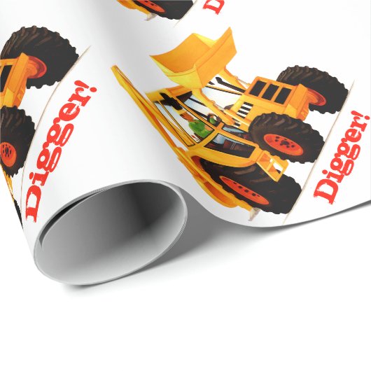 Kinder Gele Digger van de Douane Cadeaupapier (Rol Hoek)