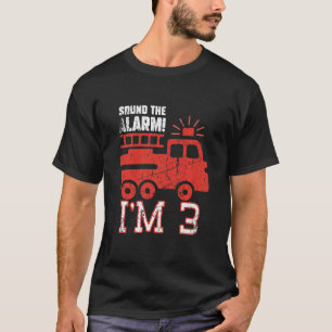 Kinder Geluid Het alarm dat ik 3 jaar ben, 3 jaar, T-shirt