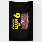 Kinder geluidsindicator Im 6 Kinder brandblusbrand Spandoek (Verticaal)