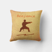 Kinder Gelukkige 8e Verjaardag Japan Martial Arts  Kussen (Achterkant)