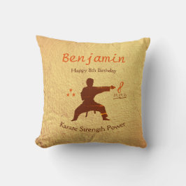Kinder Gelukkige 8e Verjaardag Japan Martial Arts  Kussen