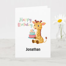 Kinder Gelukkige Verjaardag (Personaliseer) Groet