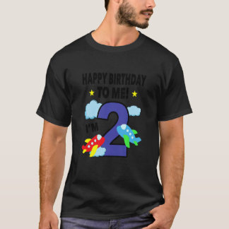 Kinder gelukkige verjaardag voor mij ben ik 2 Todd T-shirt