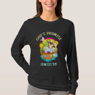 Kinder Genesis 913 Gods Promise Rainbow Bible Yout T-shirt