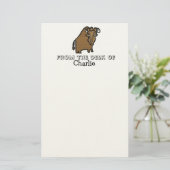 Kinder gepersonaliseerd briefpapier (Staand voorkant)