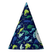 Kinder gepersonaliseerd dinosaurus Birthday Party  Feesthoedjes (Links)