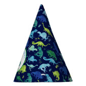 Kinder gepersonaliseerd dinosaurus Birthday Party  Feesthoedjes (Rechts)