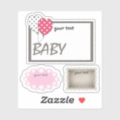 Kinder gepersonaliseerd , kinder ,  , retro sticker (Vel)