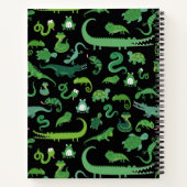 Kinder gepersonaliseerd reptiel amfibiedier notitieboek (Achterkant)