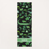 Kinder gepersonaliseerd reptiel amfibiedier yogamat (Voorkant)