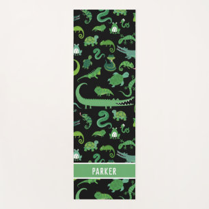 Kinder gepersonaliseerd reptiel amfibiedier yogamat