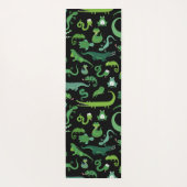 Kinder gepersonaliseerd reptiel amfibiedier yogamat (Achterkant)