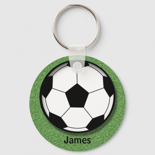Kinder gepersonaliseerd Sleutelhanger Voetbal (Voorkant)
