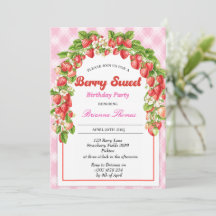 Kinder gepersonaliseerde Berry Sweet verjaardagsui