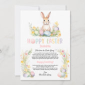 Kinder gepersonaliseerde brief van de paashaas kaart (Voorkant)