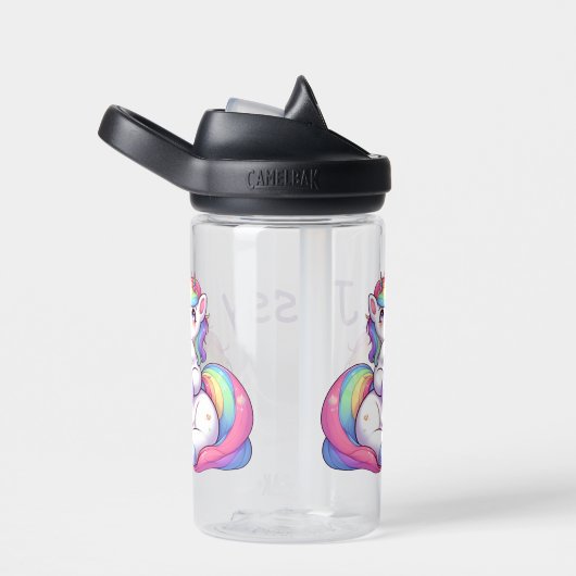 Kinder gepersonaliseerde eenhoorn waterfles (Rechts)