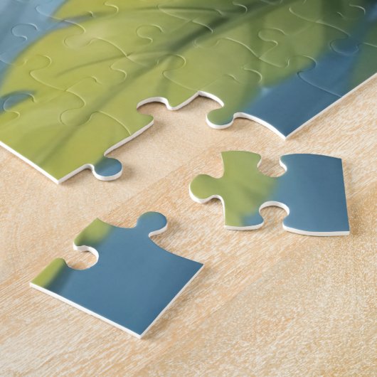 Kinder gepersonaliseerde krokodil legpuzzel (Zijkant)