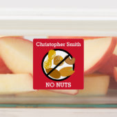 Kinder Gepersonaliseerde Noten Allergie Symbool Ge Labels (Aangebracht)