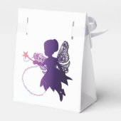 Kinder Gepersonaliseerde Paarse Tandenfee Sprookje Bedankdoosjes (Achterkant)