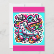 Kinder Gepersonaliseerde Rolschaatsen Party Invita