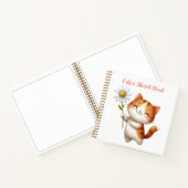 Kinder gepersonaliseerde schetsboek notitieboek (Binnen)