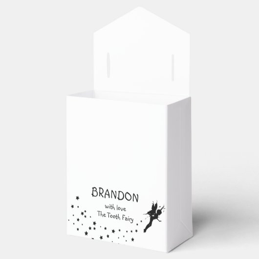 Kinder gepersonaliseerde sterren tand fee traktati bedankdoosjes (Geopend)