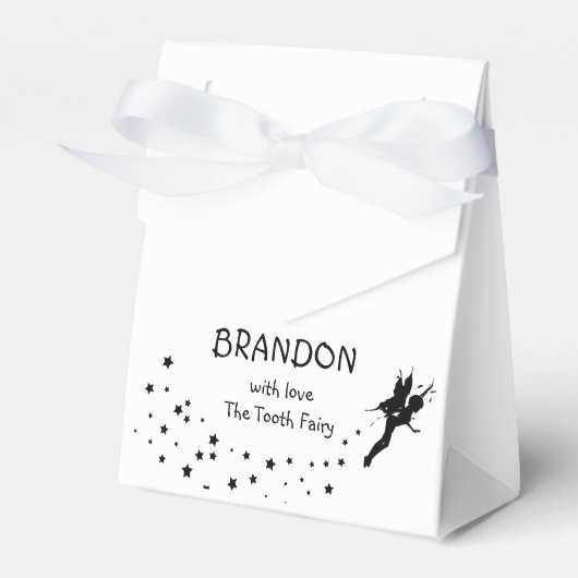 Kinder gepersonaliseerde sterren tand fee traktati bedankdoosjes (Voorkant Zijde)