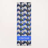 Kinder gepersonaliseerde video gamer yogamat (Voorkant)