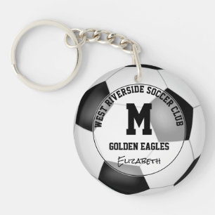 kinder gepersonaliseerde voetbalteam geschenken sleutelhanger