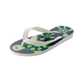 Kinder gepersonaliseerde zwemschildpadden kinder teenslippers (Schuin)