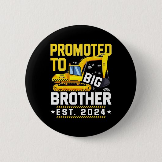Kinder Gepromoveerd naar Big Bro 2024 Geniveaus na Ronde Button 5,7 Cm (Voorkant)