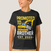 Kinder Gepromoveerd naar Big Bro 2024 Geniveaus na T-shirt (Voorkant)