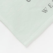 Kinder Gevist Beer Zeilboot Monogram Baby Mijlpaal Fleece Deken (Hoek)