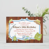 Kinder Geviste uitnodiging ter gelegenheid van de  (Staand voorkant)