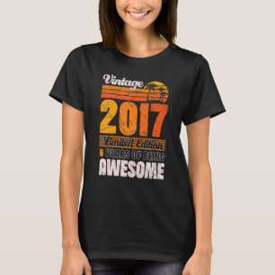 Kinder Geweldige 6 jaar Oude 6e verjaardag Zondag T-shirt
