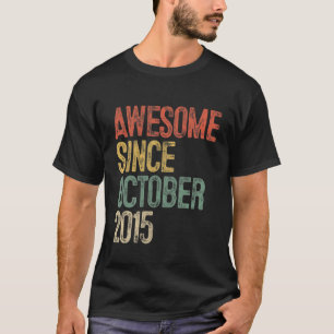 Kinder Geweldige cadeautjes sinds oktober 2015 T-shirt