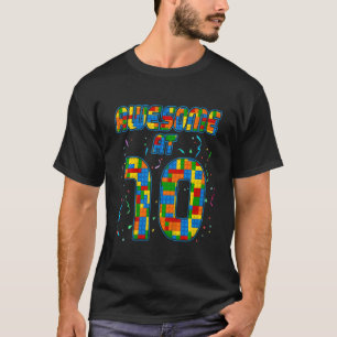 Kinder Geweldige op 10 10e verjaardag 10 jaar oud  T-shirt