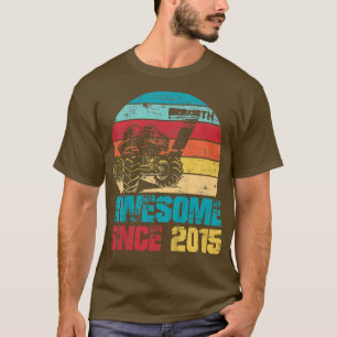 Kinder Geweldige sinds 2015 7e verjaardag Monster T-shirt