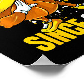 Kinder Geweldige sinds 2015 - 8e basketbalverjaard Poster (Hoek)