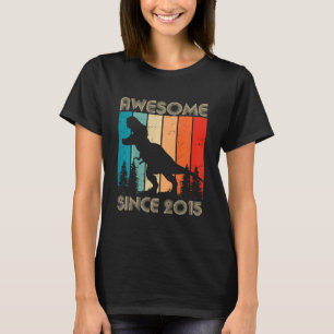 Kinder Geweldige sinds 2015 Dinosaur Rex 7 jaar ou T-shirt