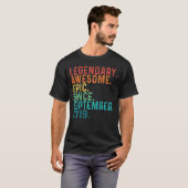 Kinder Geweldige sinds september 2019 3 jaar oud o T-shirt (Voorkant volledig)