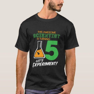 Kinder Geweldige wetenschapper wordt 55e verjaarda T-shirt